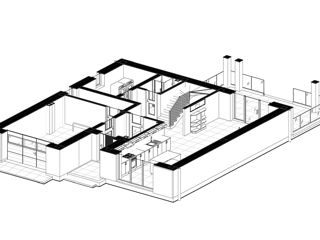 Casă de locuit individuală cu 2 niveluri/196,2m2/ P+E/ renovare/construcții/3D foto 7