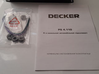 Усилитель Decker PS-4110 Бельцы-Кишинев foto 6