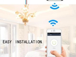 WiFi выключатель беспроводной умное реле Smart Home 4982 10A 220В белый foto 3