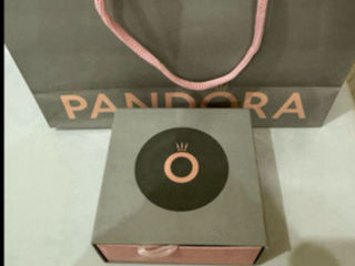 Brățară Pandora originala cu 2 charmuri de argint 925 /браслет Пандора с 2 подвесками foto 5