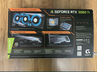 Placa Vidio Geforce RTX Gigabyte 3060TI 8GB foto 2