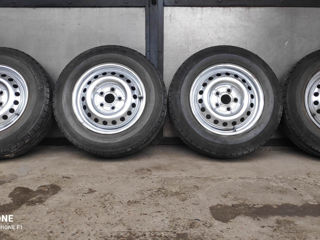 Vind 4 discuri originale t4 volkswagen lassa 195/70 r15c impreuna cu cauciucuri foto 2