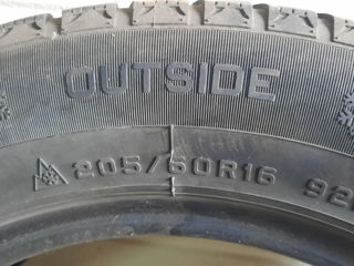 2 anvelope 205/60 r 16 de iarnă. protector 50 %. hifly. foto 5