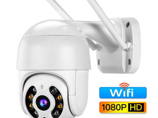 Cameră IP de Securitate Exterior 1080P HD WiFi Viziune Nocturnă ,Supraveghere Casă foto 6