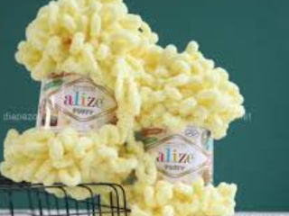 Alize puffy GALBEN CUL13