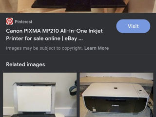 Vind printer scaner MP210 fara catridge ele sunt uscate