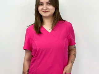 Bluza medicală pentru femei ferox woman - roz / женская медицинская рубашка ferox woman - розовый