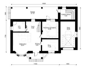 Casă de locuit individuală cu 2 niveluri / stil clasic / arhitect / 3D / 209.60m2 / construcții foto 7