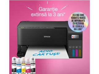 Multifunctional jet color Epson EcoTank L3550, A4, USB, Wi-Fi, AirPrint, Negru foto 2