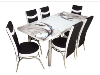 Set de masa cu scaune MG-Plus Kelebek II 0656  .. cel mai mic preț îl găsiți la noi foto 2