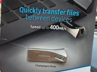 Samsung bar plus 3.1 usb flash drive, 128gb, 400mb/s, rugged metal casing