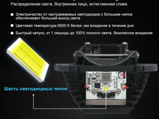 Bi led линзы 3" Premium bi led 6000К фары модуль дальнего/ближнего foto 10