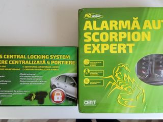 Alarma auto Scorpion Expert cu 2 telecomenzi si deschidere portbagaj foto 1