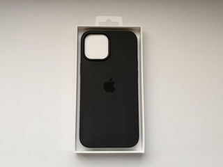 оригинальный силиконовый чехол - iPhone 12 Pro Max - Black
