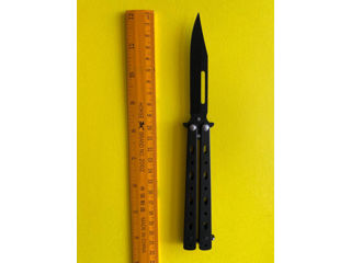 BUTTERFLY KNIT (BALISONG), NEGRU, CLASIC   Un cuțit fluture (balisong) este un instrument compact și
