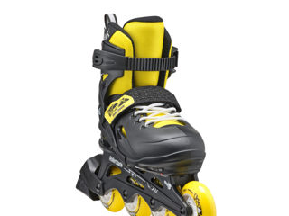 Role Rollerblade FURY nero-giallo (video) ролики, 0%, livrare toată Moldova  33-38, 36-40,  29-33 foto 5