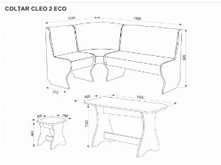 Coltar Ambianta Cleo 2 Eco sonoma închis cel mai mic pret il gasiti la noi foto 2