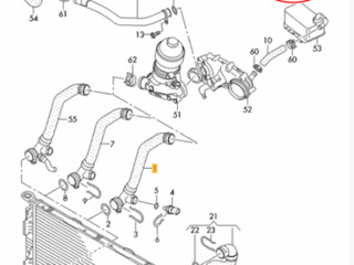 Клапан регулировки охлаждения volkswagen Audi 3.0 tdi 4.0 tdi foto 4