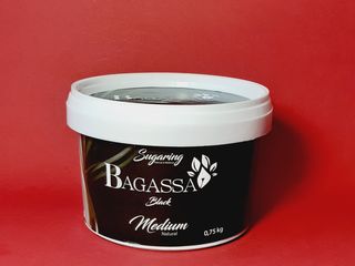 Bagassa Black Medium - натуральная, черная сахарная паста 750 гр