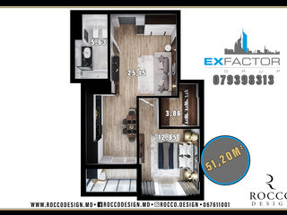 Apartament cu 2 camere, 74 m², Centru, Orhei foto 6