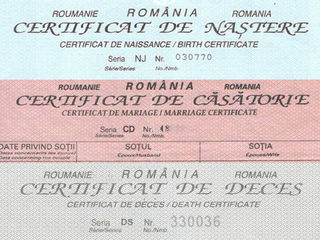 Transcrierea certificatelor de Naștere/Căsătorie/Nastere Minori rapid si sigur!!!
