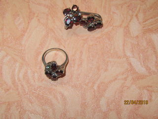 Изделия из серебра 925, жемчуг, брошки - бижутерия, кольца, подвески, браслеты, цепи, серьги . foto 3