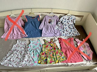 H&M: Pijama, rochii, bluze, malete, maiouri 98-104 cm. 2-3-4 ani. foto 3