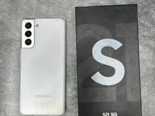 Samsung s21, 8/128gb, цвет белый.