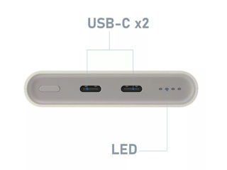 PowerBank Samsung EB-P3400 (25W), 10000 mAh, Бежевый foto 4