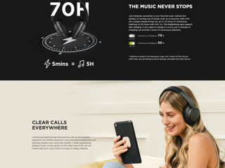 1more Sonoflow Wireless Hifi Headphones With Anc foto 6
