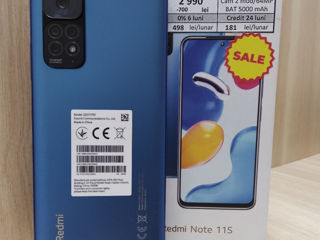 Xiaomi  Redmi Note 11S  6/128Gb  2990lei