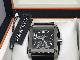 Baume&Mercier Hampton Square Magnum XL dual time оригинал foto 5