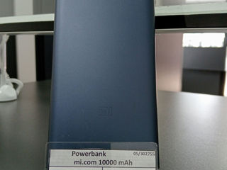 power bank  mi.com 10 000 mAh 220 lei