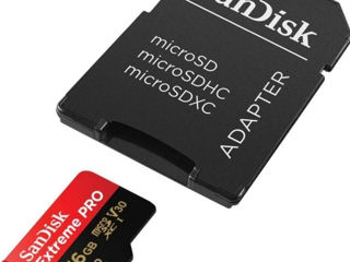 Карта SanDisk Extreme PRO microSD UHS-I емкостью 256 ГБ с адаптером C10, foto 3