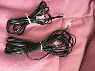 Cabluri noi pentru telefon, lungimea de 2 m- 50 lei fiecare; altul- 5 m, 80 lei. foto 7
