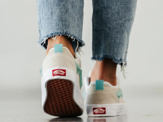 Vans KNU Skool White/Turquoise Women's foto 7