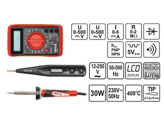 YT-39009 Набор инструментов для электриков 68 пр. "Yato" foto 7