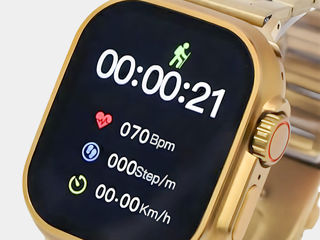 Фитнес-Smart-Часы=SET-GOLD=основной метал. ремешок+2 ремешка=Подарок=Совместимость с ОС Android, iOS foto 2