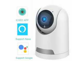 4MP mini interna camera de pod WiFi Icsee Robot rotativa foto 3