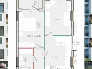 Apartament cu 1 cameră, 55 m², Centru, Călăraşi, Călărași foto 15