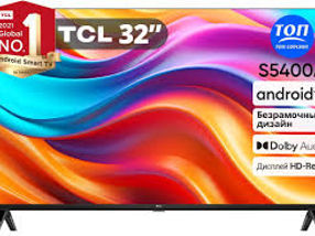 Новый! Телевизор Smart 32" TCL Android, USB просмотр фильмов, музыки и фото. Игры.