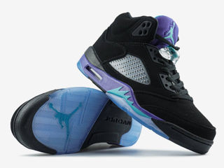 Nike Air Jordan 5 Retro Black/Violet foto 7