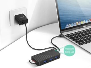 USB HUB и Card Reader - Ugreen 5 в 1 Card Reader + USB HUB + Micro USB. foto 2