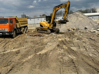 Lucrări de excavare,  terasament, compactare, incarcare, transportarea pamantului. foto 2