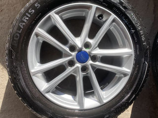 4 jante Ford r16 5x108 cu cauciucuri 205 55 r16 foto 2