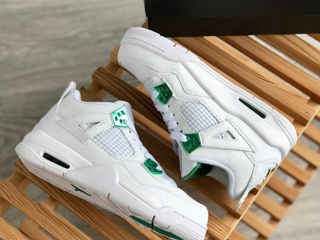 Nike Air Jordan 4 Retro White/Green foto 5