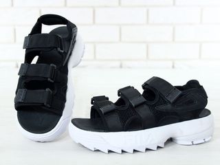 FILA Sandal Black & White Unisex foto 5