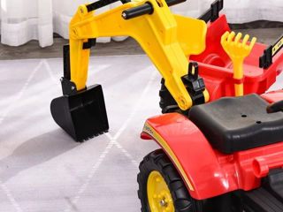 Tractor cu cupă pentru copii Lean Toys foto 4