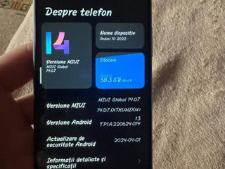 Vând telefon Redmi 10 starea foarte buna reparații nu a avut merge destul de bine foto 3
