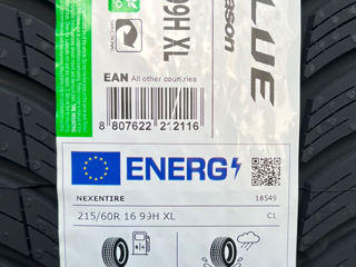 2 шины/ 2 anvelope 215/60 R16 Nexen N`blue 4season/ Доставка, livrare toata Moldova 2024 foto 2